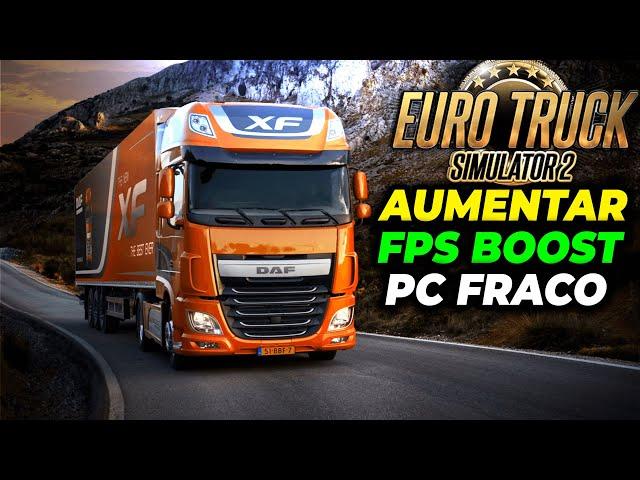 COMO AUMENTAR FPS EURO TRUCK SIMULATOR 2 E RODAR EM PC FRACO