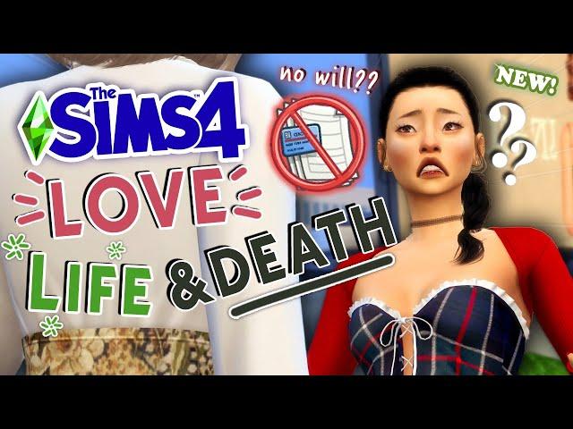 wait… i'm out of the WILL?!?! || Sims 4 Love, Life & Death #1