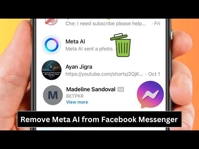 How To Remove Meta Ai Form Facebook / Messenger