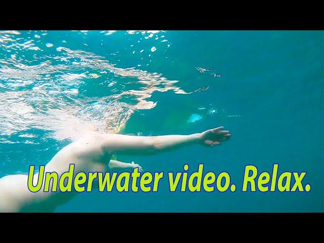 Underwater video. Adriatic Sea. Montenegro. Travel. Mila Naturist.