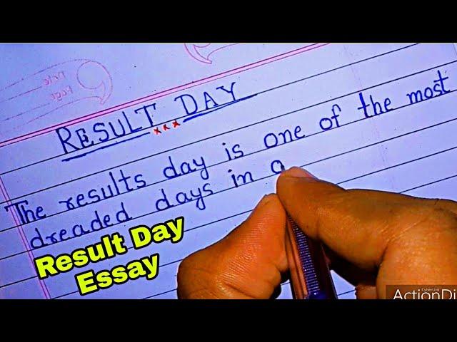 Essay On Result Day in English