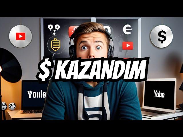 Yabancı Kanal Açarak 1 Videodan 14 $ Kazandım (!)  Yabancı Kanal Yalanları ( Mesleğimin Yalanları )