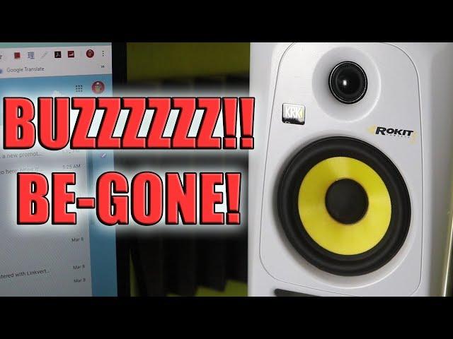 How To Stop The Electrical Noise From Studio Monitors!