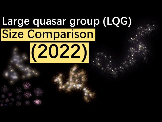 Large quasar group (LQG) Size Comparison (2022) — Universe Size Comparison [Part 5]