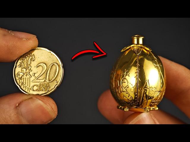 How I Made Harry Potter's Golden Egg with Simple Coins | Magical DIY