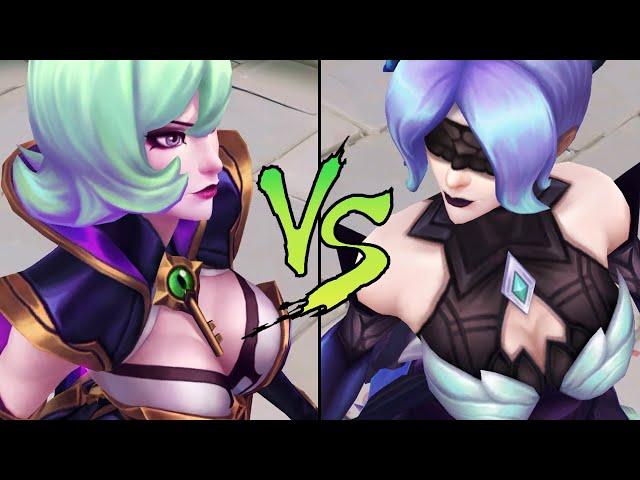 Withered Rose Elise VS Bewitching Elise Skin Comparison Spotlight 2022 - League of Legends