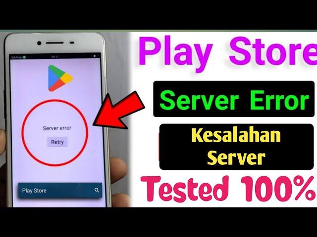 Play store server error | Play store kesalahan server