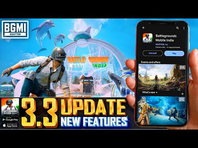 BGMI NEW UPDATE 3.3 : Leaked Features, All Changes, Sanhok, & More - NATURAL YT
