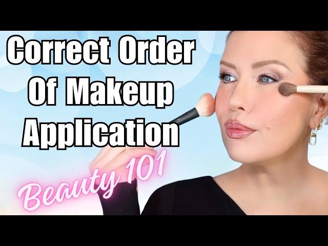 The Correct Order Of Makeup Application Step By Step | Risa Does Makeup