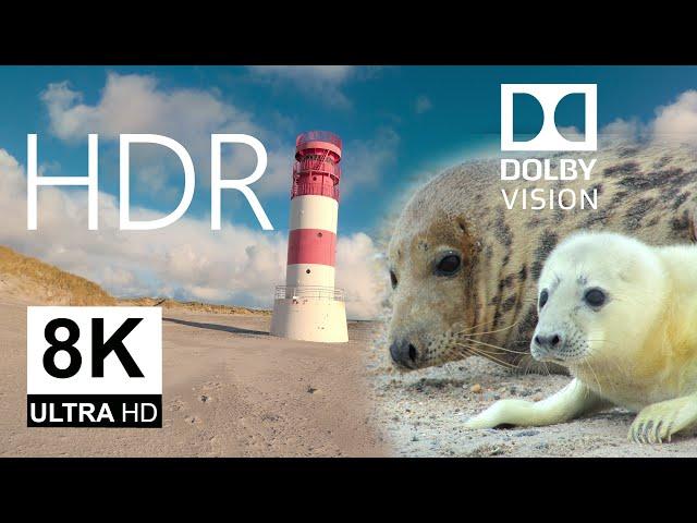 THE BEAUTY OF 8K HDR | HELGOLAND | Relaxation film