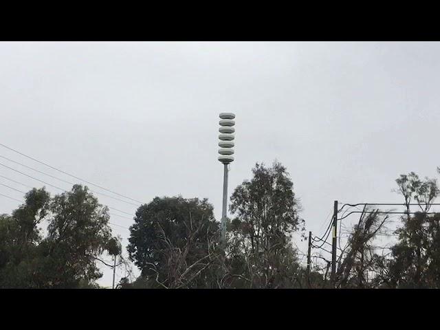 modulator 6048 siren test, Torrance Refining Company, 4/4/18