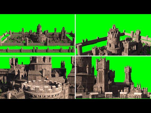 green screen castle 01 || green screen effects || green screen video || green screen animation
