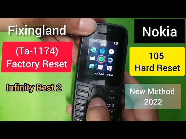 Hard reset / Nokia 105 2017 (TA-1174) factory reset / Unlock Code / New Method 100% OK