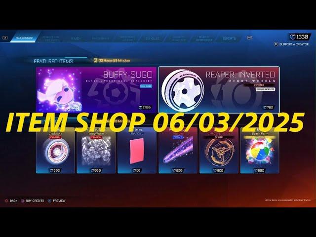 Rocket League item shop today - ITEM SHOP 06/03/2025