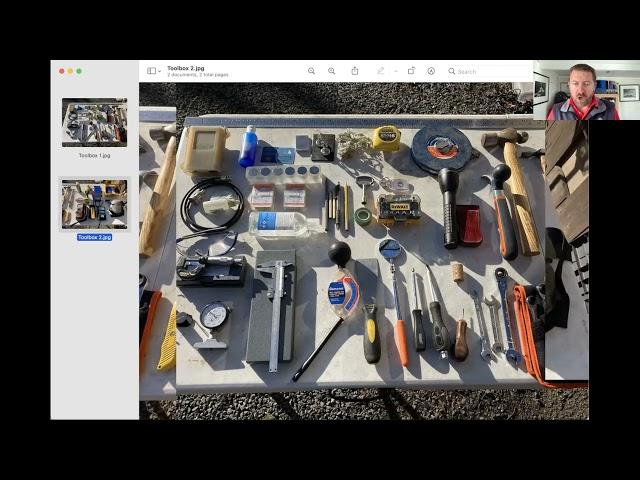 The surveyor's toolbox reveal by David Pestridge