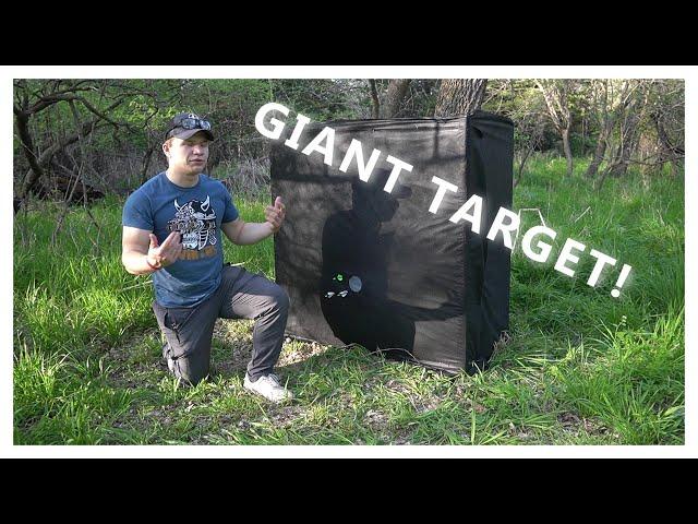 HUGE ARCHERY TARGET FOR $100!! (DIY ARCHERY TARGET)