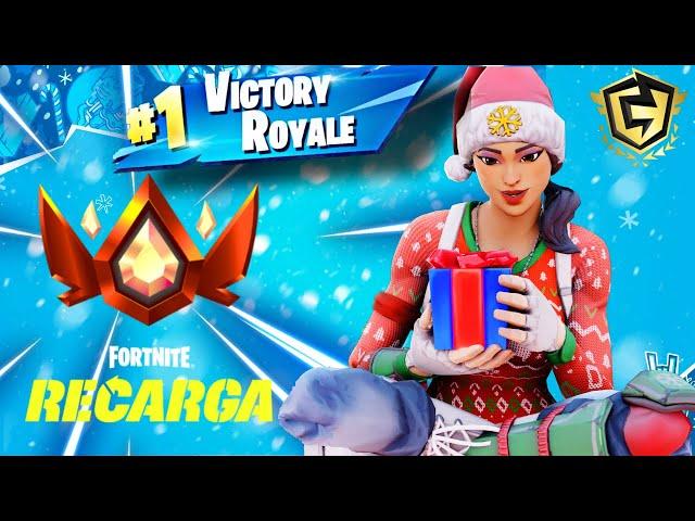 QUIERO SER UN PRO EN FORTNITE ASMR RANKES FELIZ NAVIDAD + CONFIG 450 FPS-PS5-PC