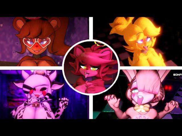 Fap Nights At Frenni's 2024 All NEW Jumpscares and NEW Secret Scenes | Fnia FNAF Anime