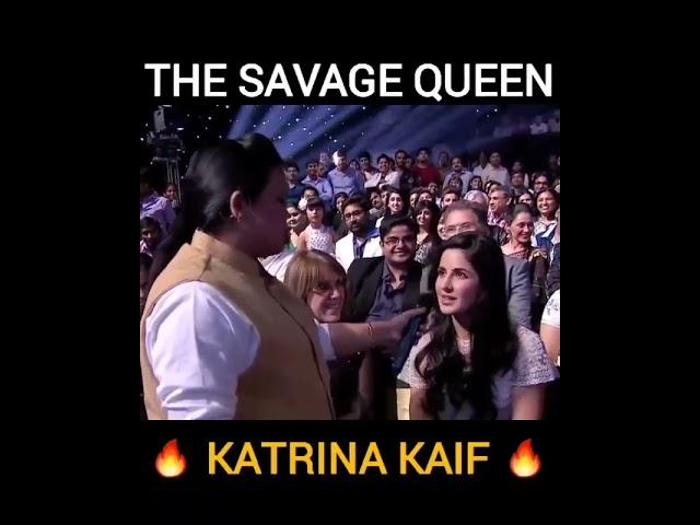 Katrina kaif Savage reply #beautywithbrain #shorts