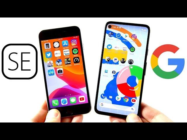 iPhone SE 2020 vs Google Pixel 4a Speed Test!