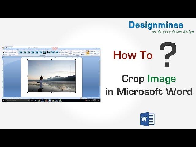 How to Crop Image / Picture in Word Document