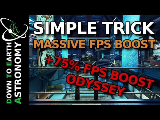 +75% FPS in Elite Dangerous Odyssey - AMD Fidelity FX