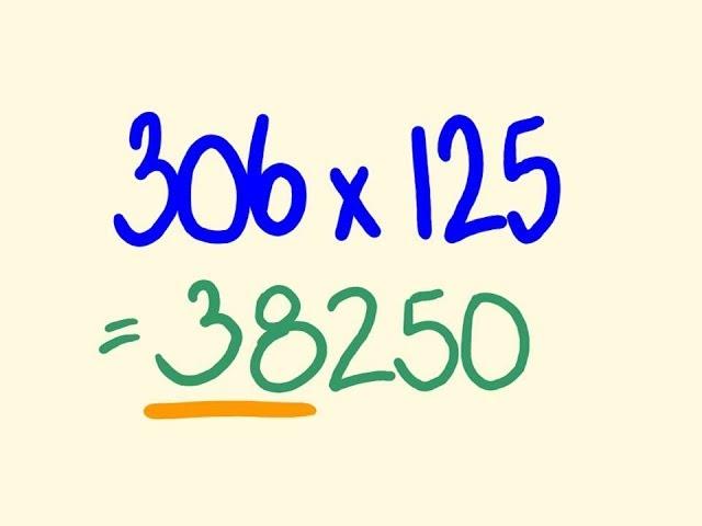 Math tricks for fast calculation