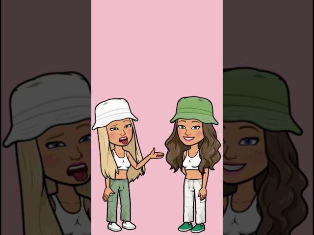 matching bitmojis for 2 girls!