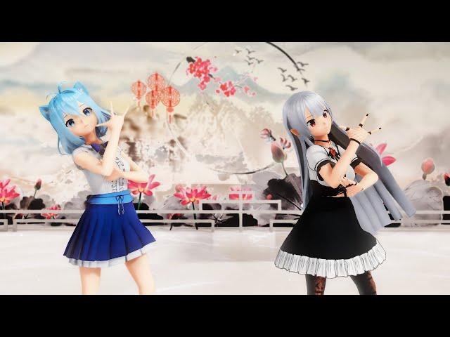 【1080P60FPS/ Vtuber Indonesia MMD】 Pina &  @group680    / ロキ