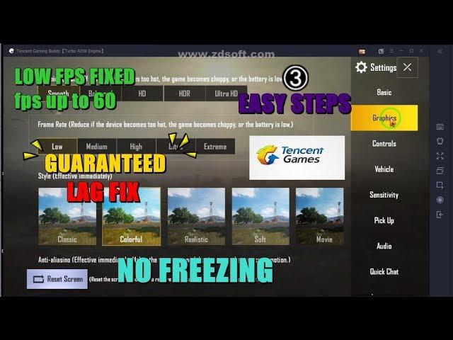 NO MORE GAME FREEZING | TENCENT GAMING BUDDY LAG FIX IN 3 EASY STEPS | HIGH FPS GUARANTEED