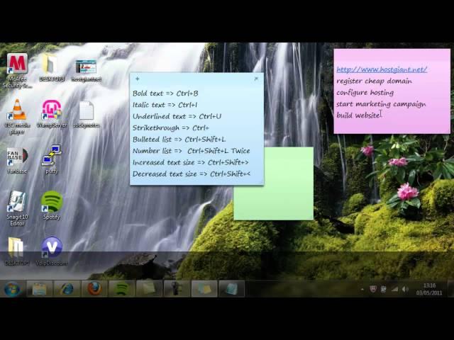 Sticky Notes Windows Desktop Program