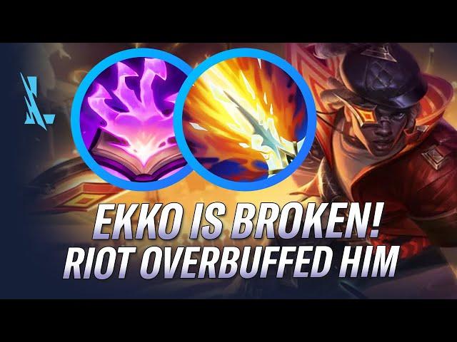 EKKO IS BROKEN! RIOT OVERBUFFED HIM WITH THE CHANGES! | RiftGuides | WildRift