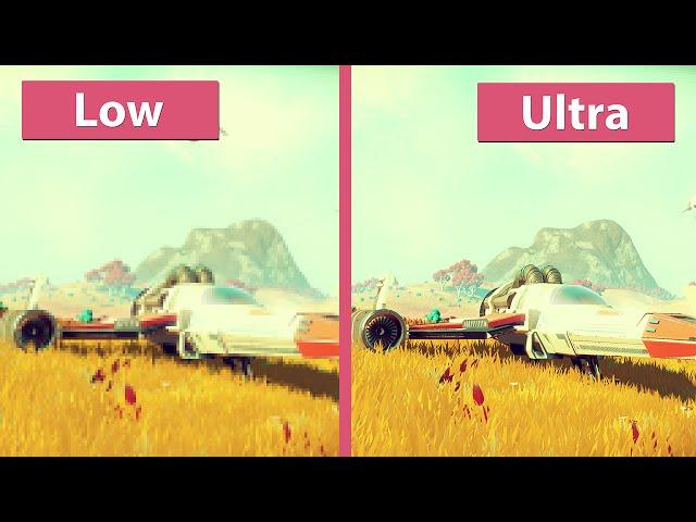 No Man's Sky – PC Low vs. Medium vs. Ultra Graphics Comparison 1440p