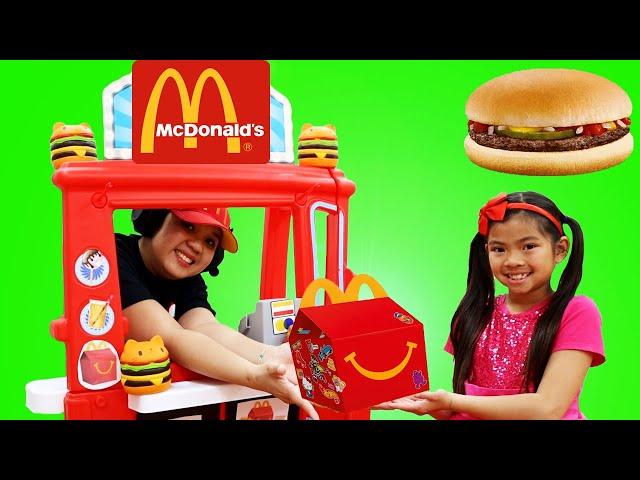 Emma Pretend Play Happy Meal McDonalds Drive Thru