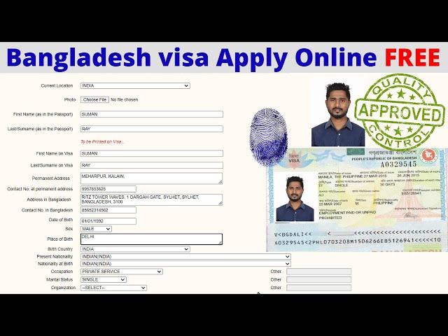 How to apply Bangladesh visa online FREE