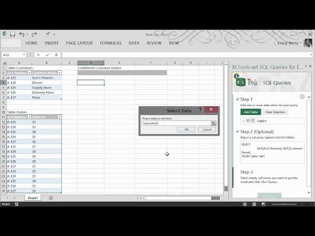 XLTools net SQL Queries for Excel