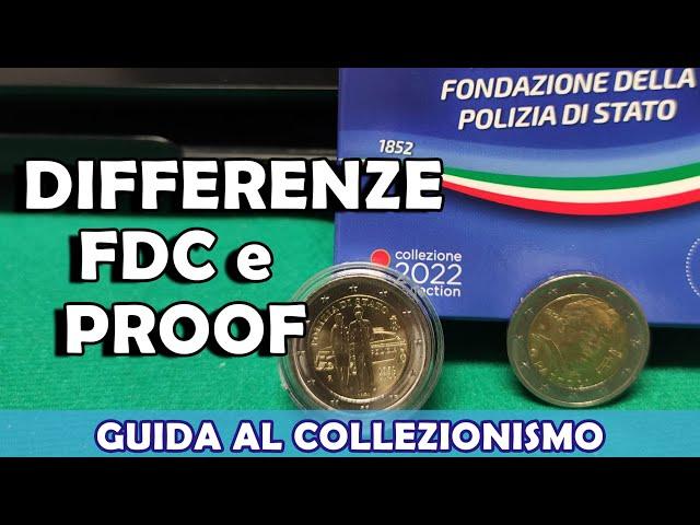 Differenze tra Monete Circolate, FDC, Proof, FS, Fondo Specchio, Fior di Conio