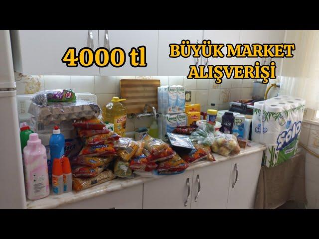 4000 ₺ TOPLU MARKET ALIŞVERİŞİALIŞVERİŞ VLOGİNDİRİMLİ ÜRÜNLER