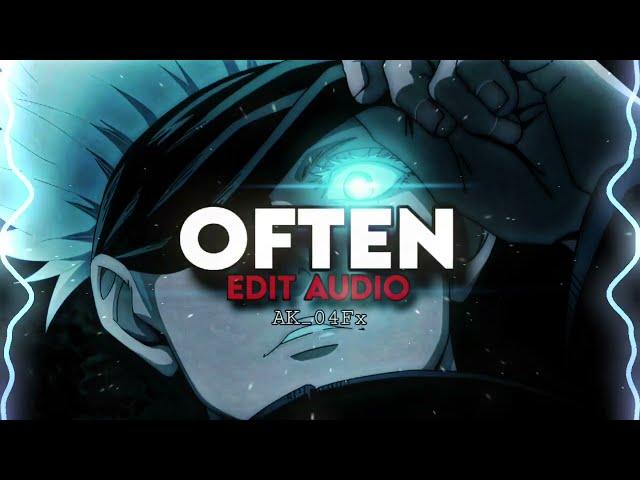 Often (kygo remix) - the weeknd [EDIT AUDIO]