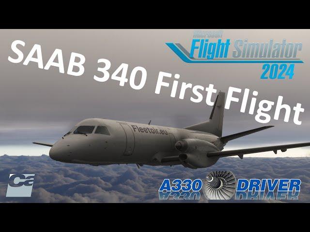 Flight Simulator 2024 - Saab 340 FIRST FLIGHT | Real Airline Pilot