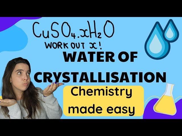 Water of Crystallization | Chemistry Grade 10-12