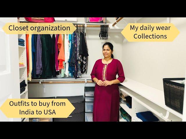 தமிழில்~ Closet organization || My daily wear collections