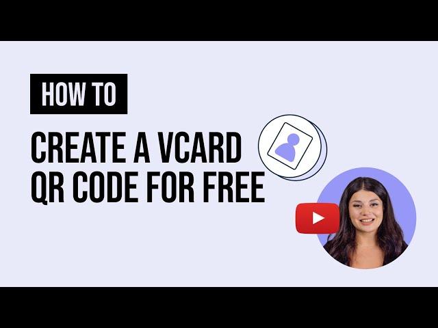 How to Create a VCard QR Code For FREE