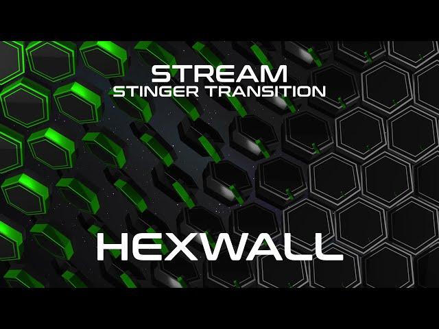 HexWall | Free Stinger Transitions For Twitch/Facebook/OBS/Stream