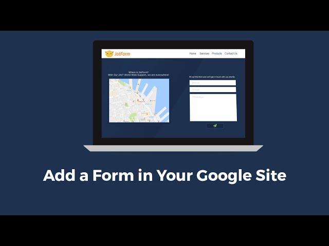 Add a Form in Your Google Site