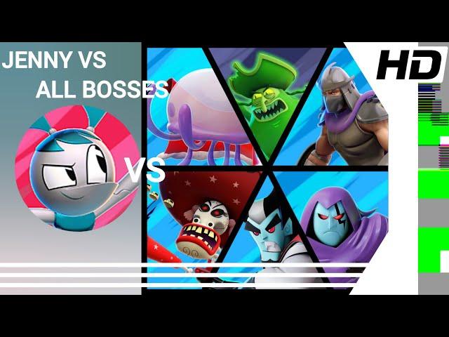 Nickelodeon All-Star Brawl 2 Jenny vs All Bosses (Hardest - No Deaths)