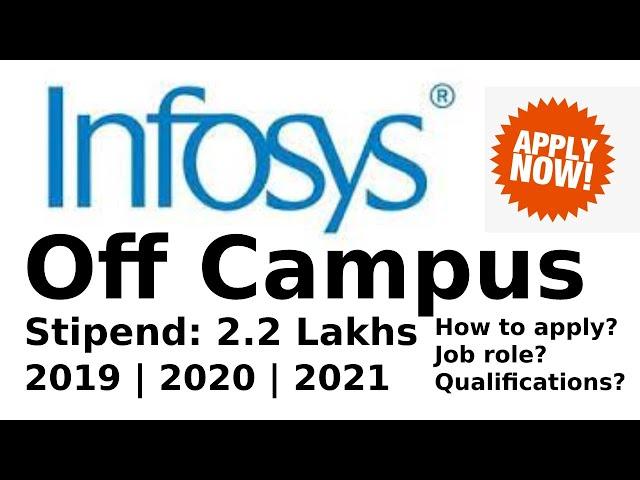 Infosys Off Campus Drive 2021(Diploma) | HIRING Operations Executive