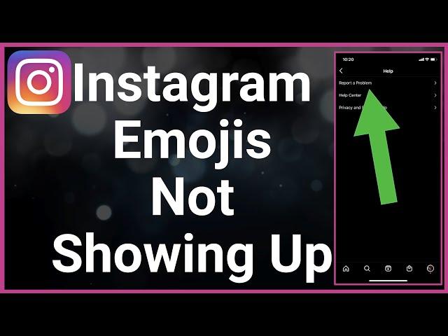 How To Fix Instagram Emojis Not Showing / Missing