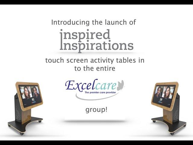 Excelcares rollout of 33 touch screen activity tables from Inspired Inspirations