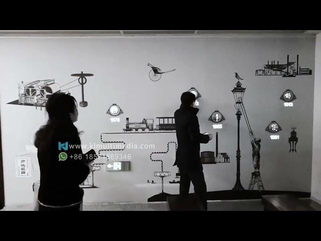 Interactive Wall with Projection Mapping: Transforming Spaces into Magic Animation Walls